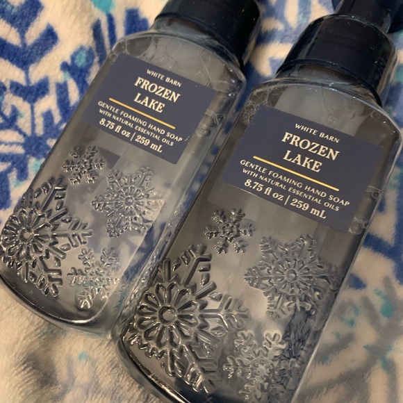 2 Bath & Body Works FROZEN LAKE Foaming Hand Soap - Picture 2 of 3
